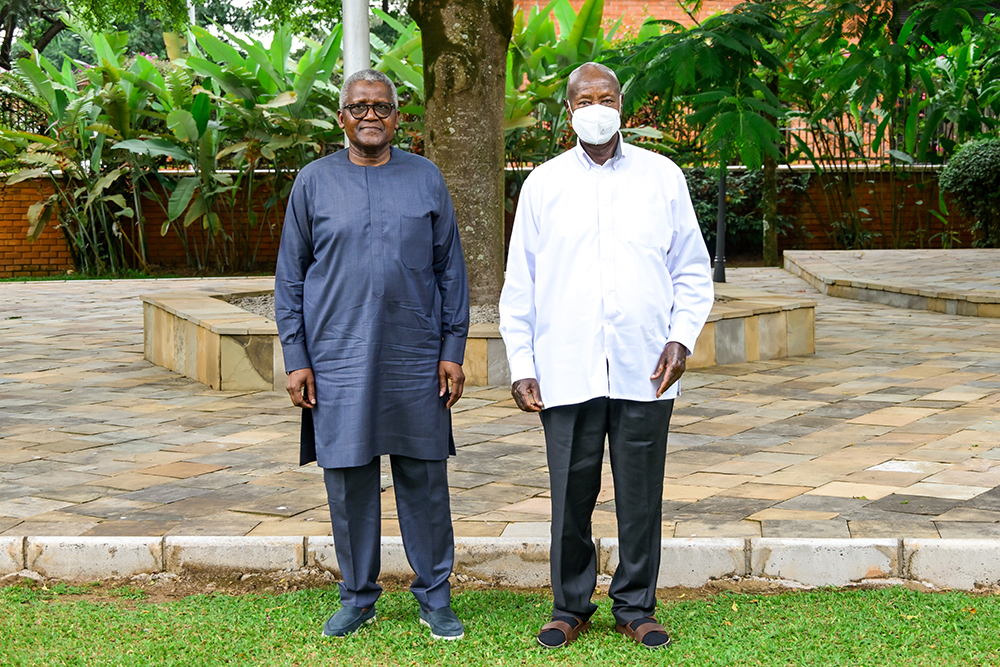 Museveni Praises Dangote as an African Investor Focused on Development