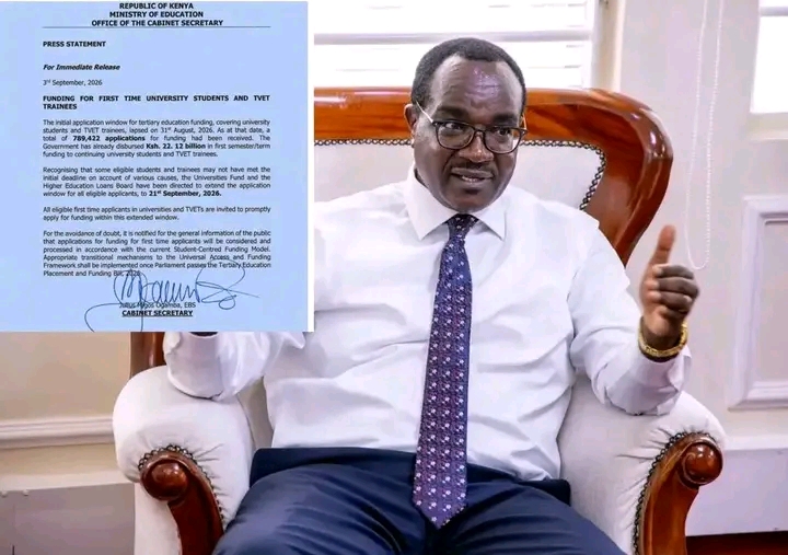 Education CS Julius Ogamba Announces Major HELB Funding Update as Government Extends Application Deadline for Students