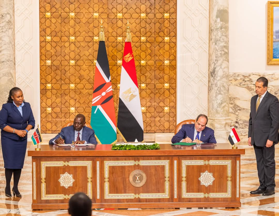 Kenya and Egypt Sign Historic Partnership, Strengthen Cooperation Across Key Sectors