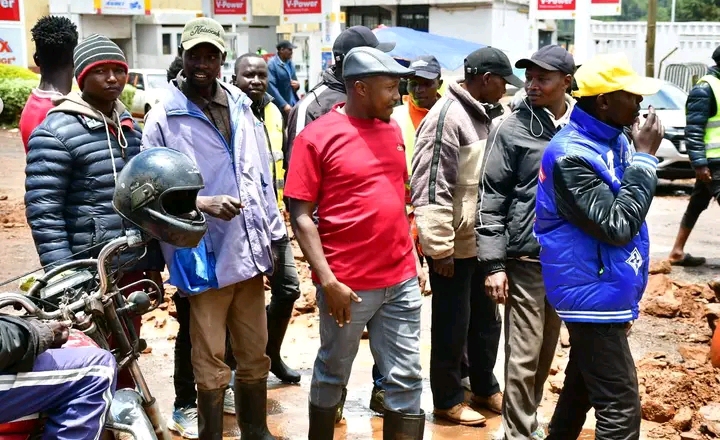 Litein Boda Boda Riders Take Action: Riders Repair Potholes as El Niño Rains Loom in Kericho