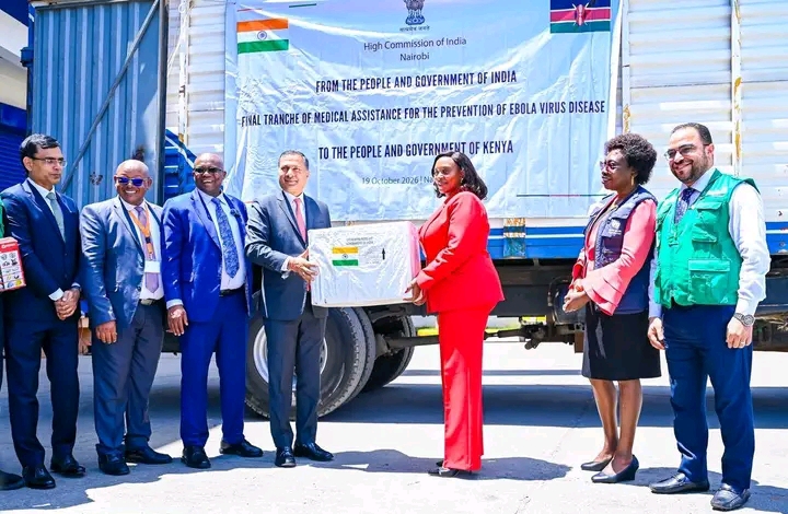 Kenya Boosts Ebola Fight as India Donates KSh 83.39 Million in Supplies, IOM Adds KSh 2.98 Million