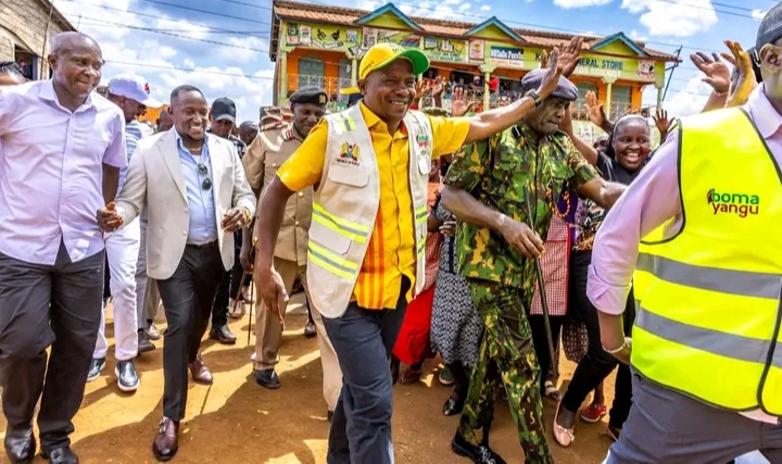 Deputy President Kithure Kindiki Launches Development Projects in Gatundu North, Inspects Thika–Magumu Mau Mau Roads