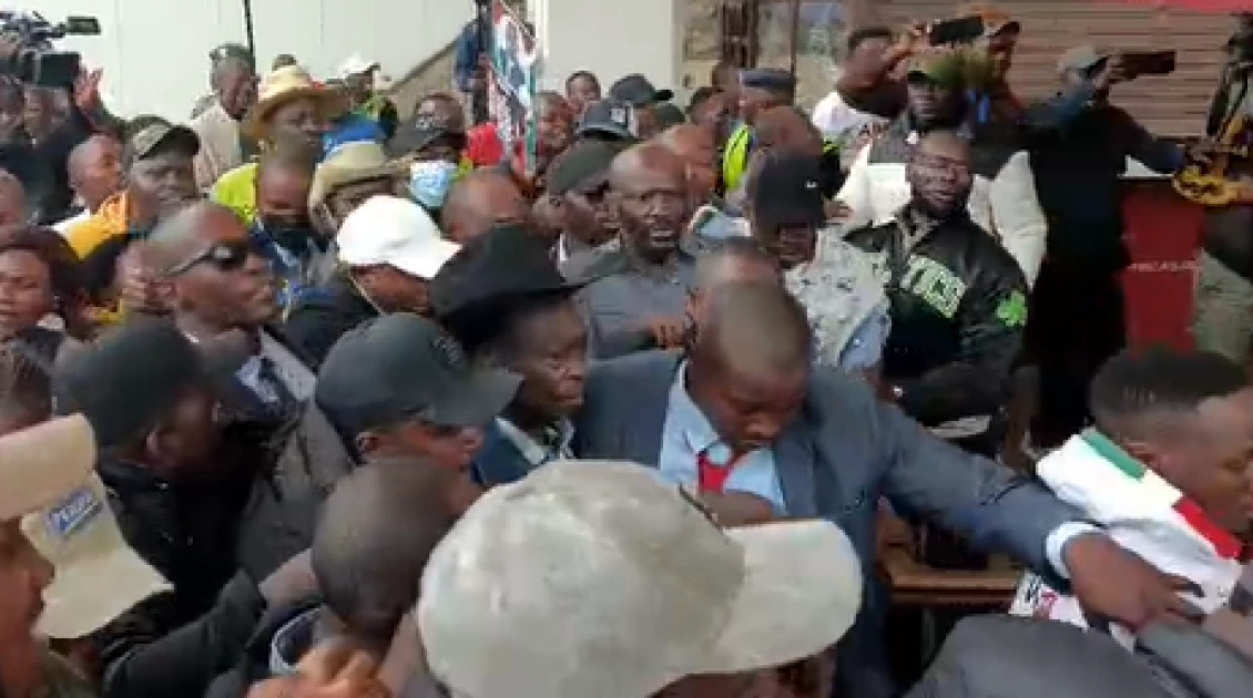 DCP leader Rigathi Gachagua has landed today from USA