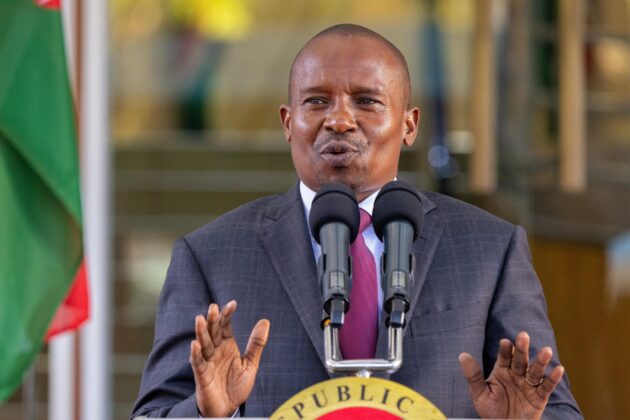 DP Kindiki Tours Nyeri, Urges Focus on Development Over Politics