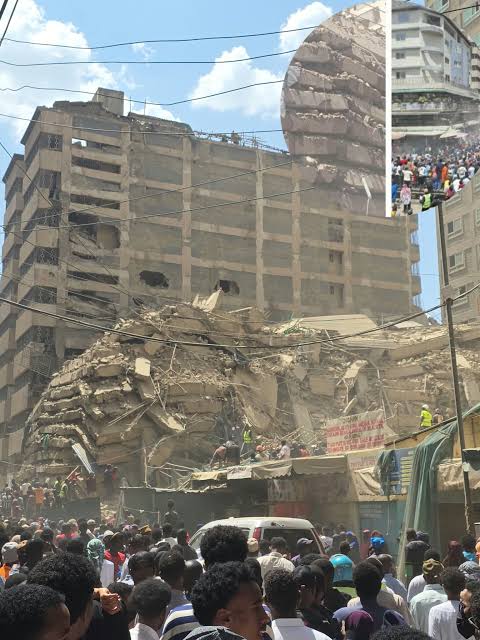Multi-Storey Building Collapses Along 9th Street in Eastleigh, Nairobi, Several Feared Trapped